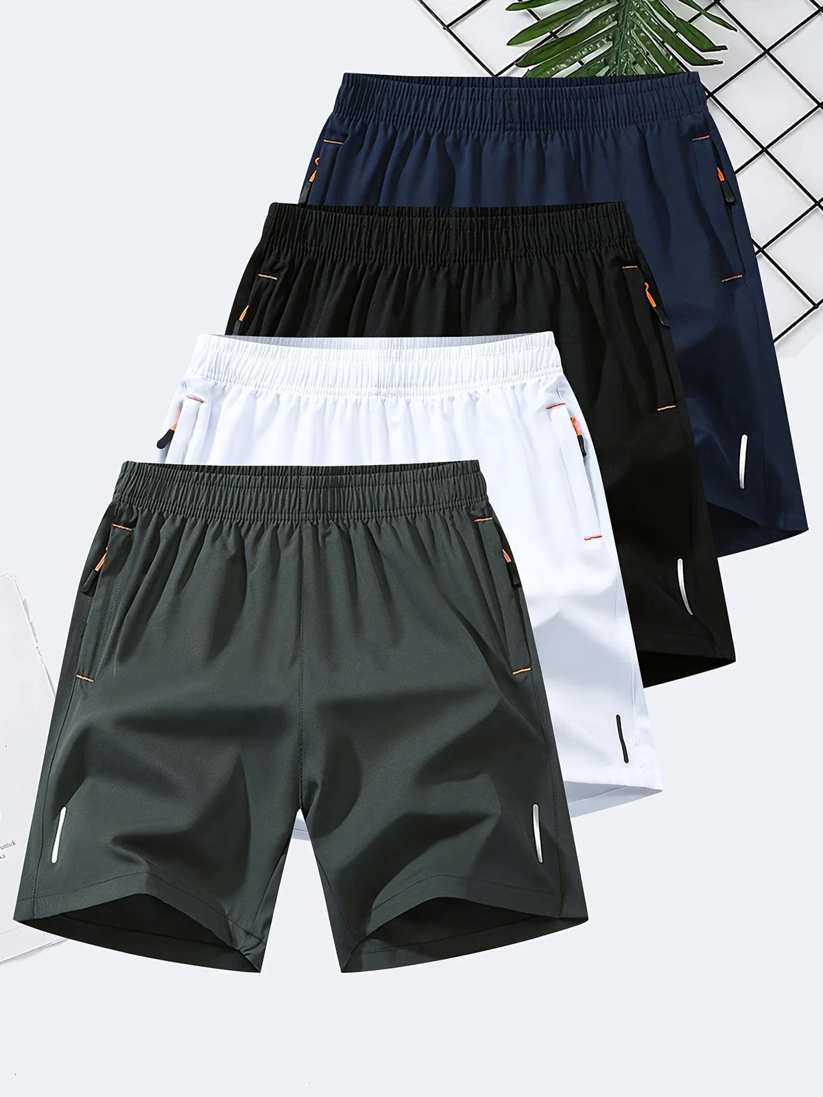Super Liquidação - Kit Bermudas de Seda Premium Zalven - Compre 1 leve 4
