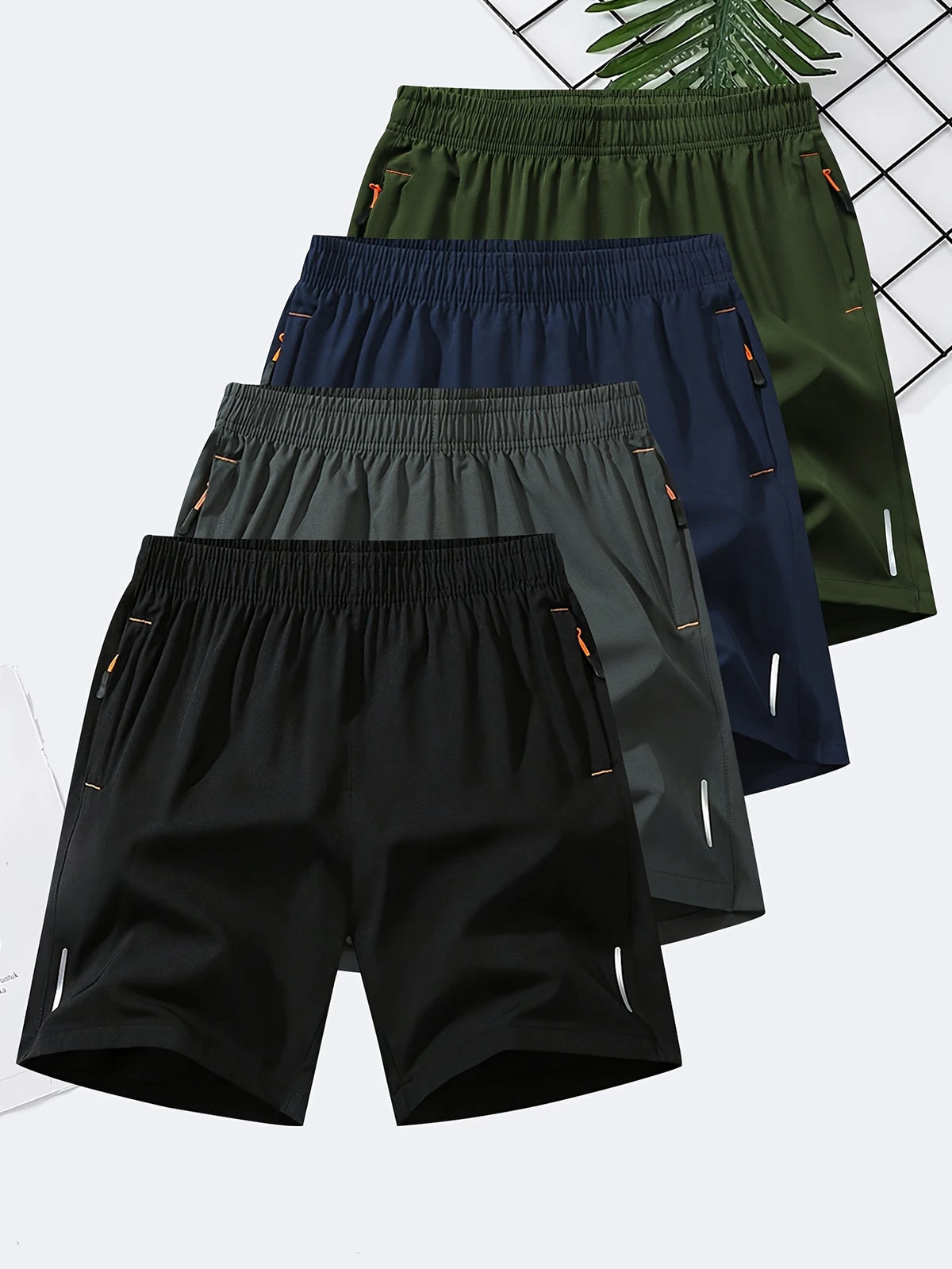 Super Liquidação - Kit Bermudas de Seda Premium Zalven - Compre 1 leve 4